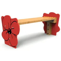 Banc enfants Jara avec motif fleur