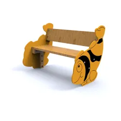 Banc enfants inclusif Tropi motif Poisson