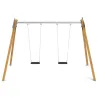 Balançoire bois 2 sièges plats PM740/H/C/S Manufacturas Deportivas