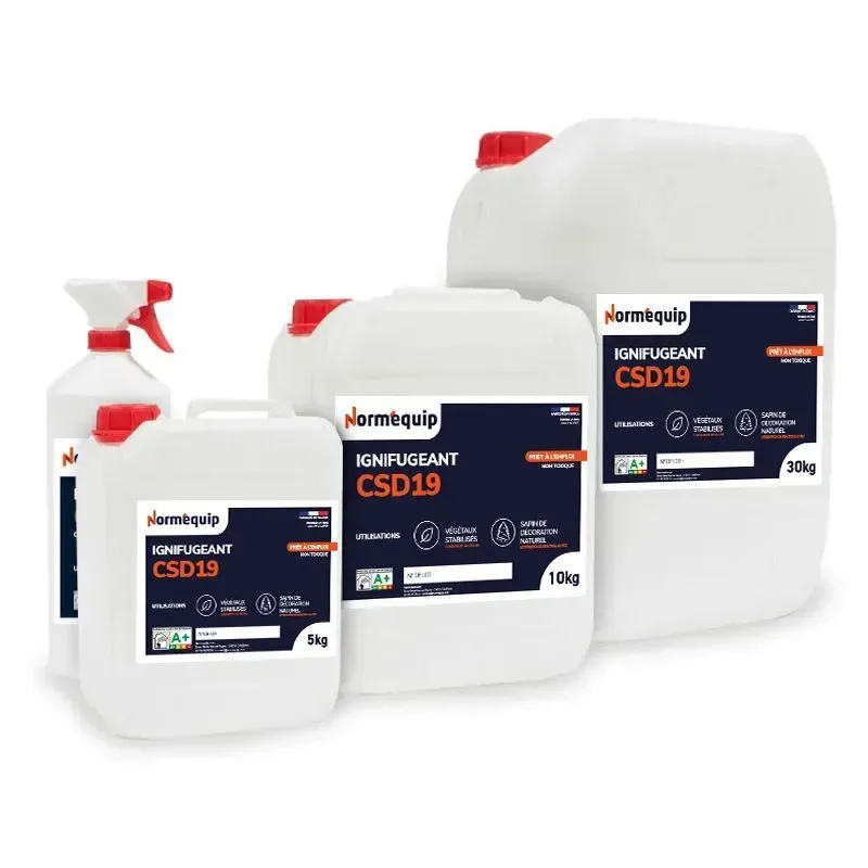 Produit anti feu M1 sapin, mousse végétale naturelle, lichen