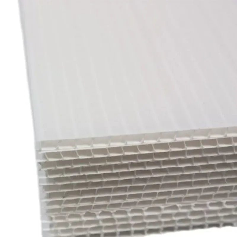 Panneau alvéolaire anti feu M1 en polypropylène extrudé - Lot de 10