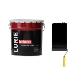 Peinture intumescente bois - Noir - Lurie Luribois'O