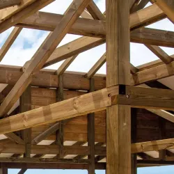 Poteau bois raboté en Pin 14.5 x 14.5 cm - Dune