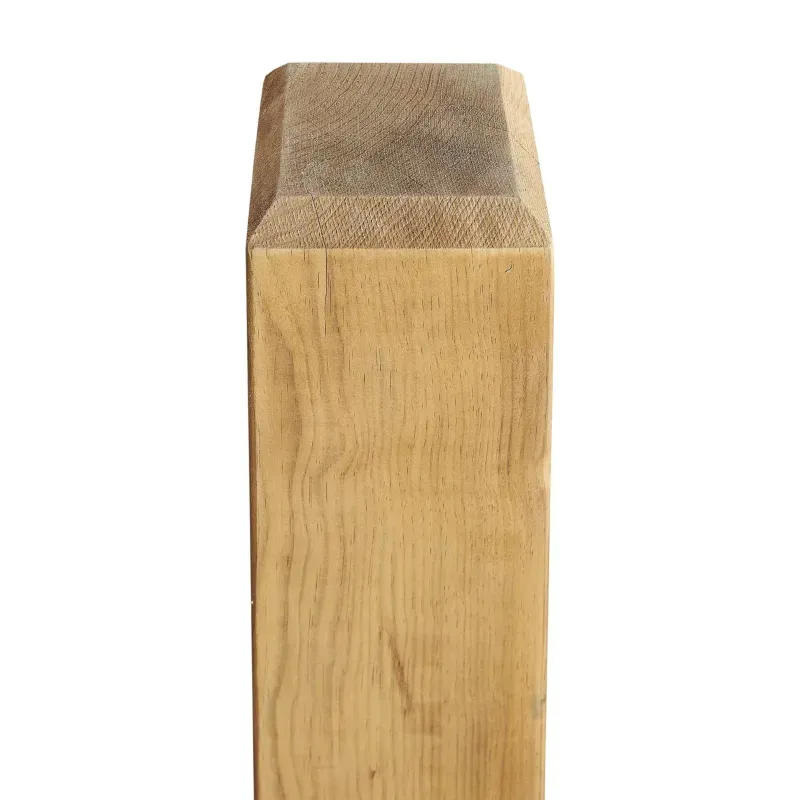 Poteau bois raboté avec chanfreins en Pin 14.5 x 14.5 cm - Landes