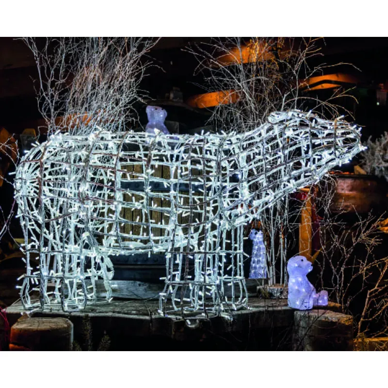 Animaux de Noël décoration extérieure