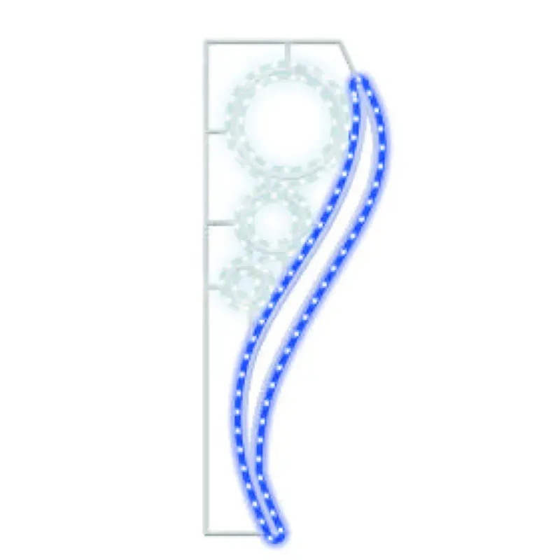 Décor lumineux de Noël extérieur