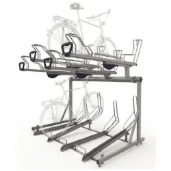 Parking vélos modulable sur deux étages