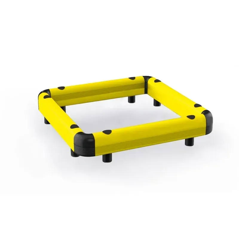 Protection basse renforcée pour poteau et pilier en PVC