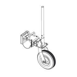 Cage de foot à 8 transportable avec roues