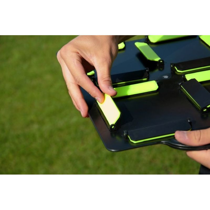 Panneau football pour changement de joueur