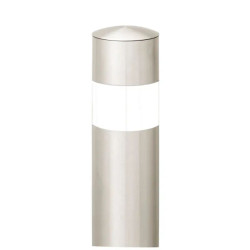 Potelet & Borne inox avec bande réfléchissante - Cap Ferret