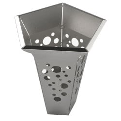 Poubelle de ville Polygone en inox