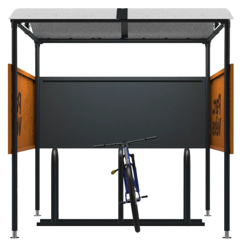 Abri ajouré Parkéo pour stationnement vélo