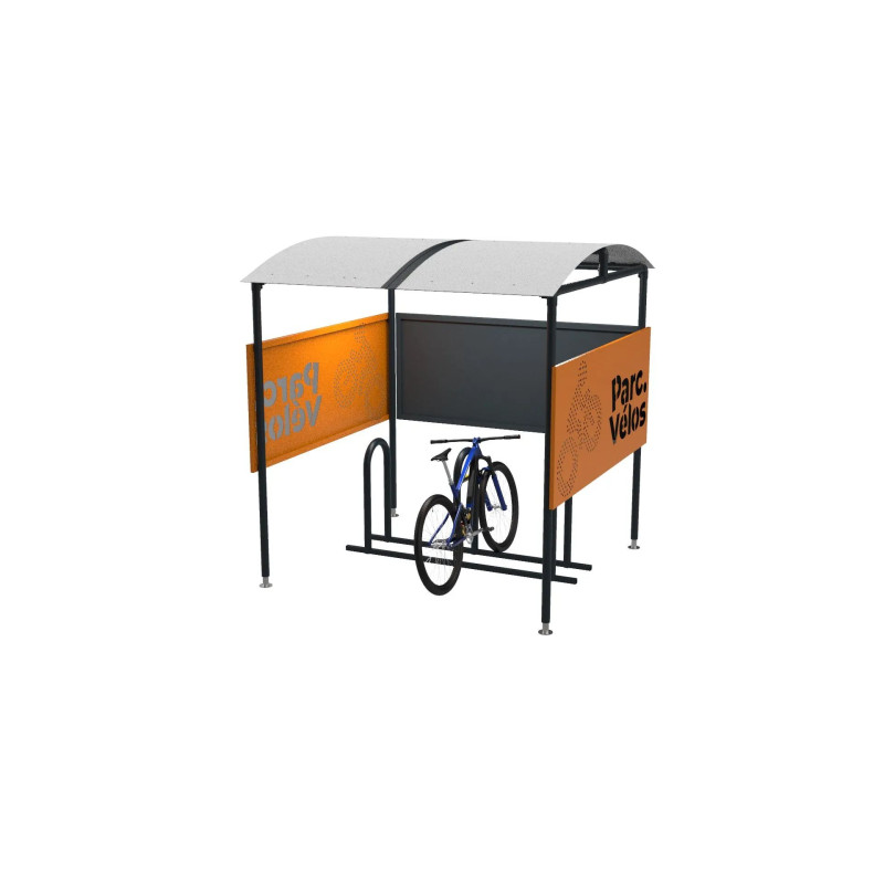 Abri ajouré Parkéo pour stationnement vélo