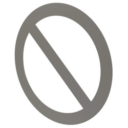 Plaque de stationnement en inox