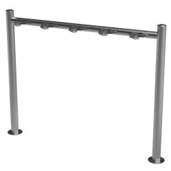 Support 5 trottinettes sur pied