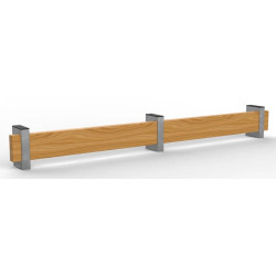 Protection en bois et acier pour zone de manutention