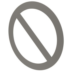 Plaque de stationnement en inox