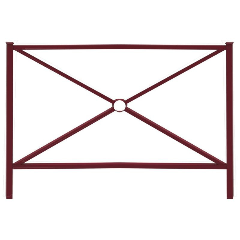 Barrière urbaine Milan L.147 cm - Tête plate