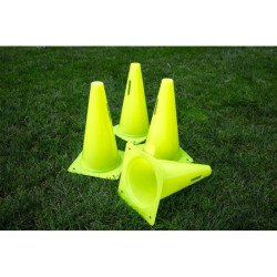 Lot de 4 cônes de délimitation de terrain