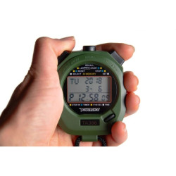 Sac de transport avec 24 chronomètres à 60 mémoires