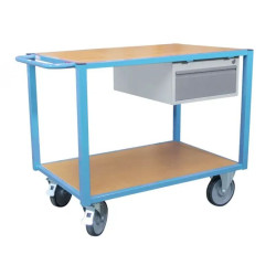 Servante établi modulaire 2 ou 3 plateaux bois  - 500 kg - Fimm
