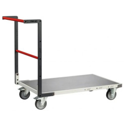 Chariot dossier fixe plateau tôle 100x60cm 250kg -Fimm