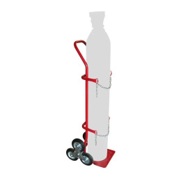 Diable 1 bouteille B20, B40 ou B50 - H.41.5 et 97 cm