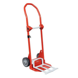 Diable à poignée cintrée avec bavette fixe ou repliable 180 kg - Fimm