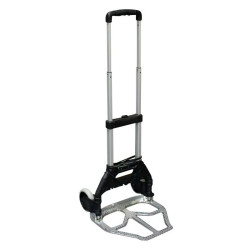 Diable à bavette et poignée repliables en aluminium 50 à 80 kg - Fimm