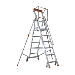 Plateforme de travail Fimm repliable et mobile de 3 à 11 marches
