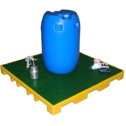 Plateforme de rétention PEHD de 35 à 120 L