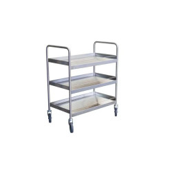 Desserte de service en inox 304 L compatible alimentaire - Fimm