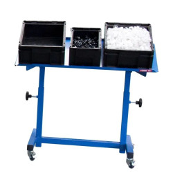 Servante pupitre d'atelier avec plateau tôle inclinable - Fimm