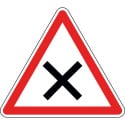 Panneau intersection priorité à droite - AB1