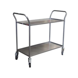 Servante de bureau Fimm à 2 ou 3 plateaux avec rebords 200 kg - Fimm