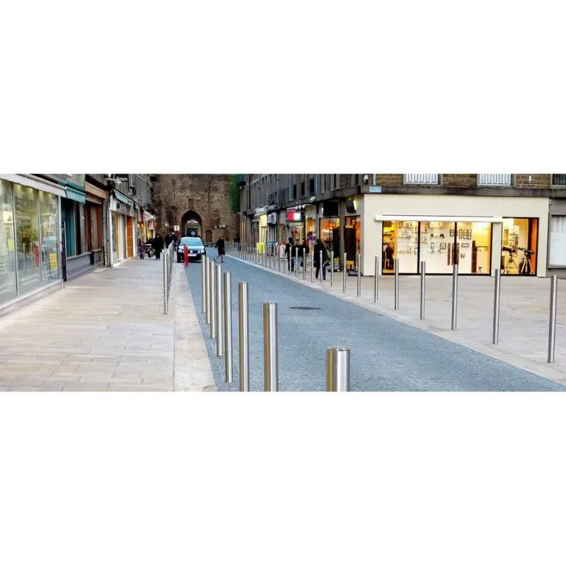 Potelet &amp; Borne inox Cap Ferret D.6 à 25.4 cm tête bombée ou plate