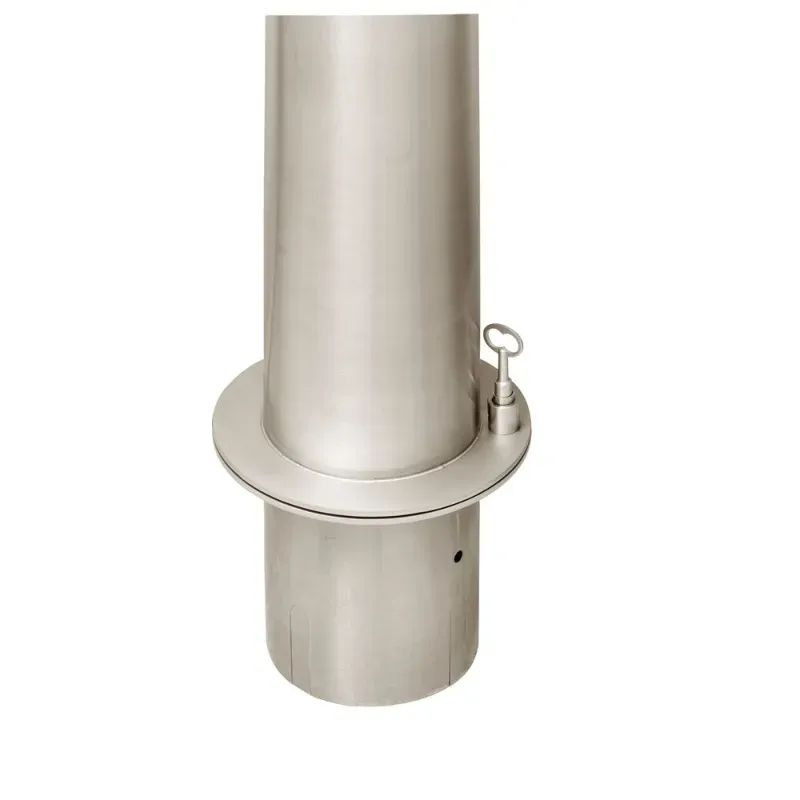 Potelet &amp; Borne inox Cap Ferret D.6 à 25.4 cm tête bombée ou plate