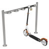 Support 5 trottinettes sur pied
