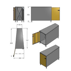 Box vélo sécurisé modulable - Moduléo
