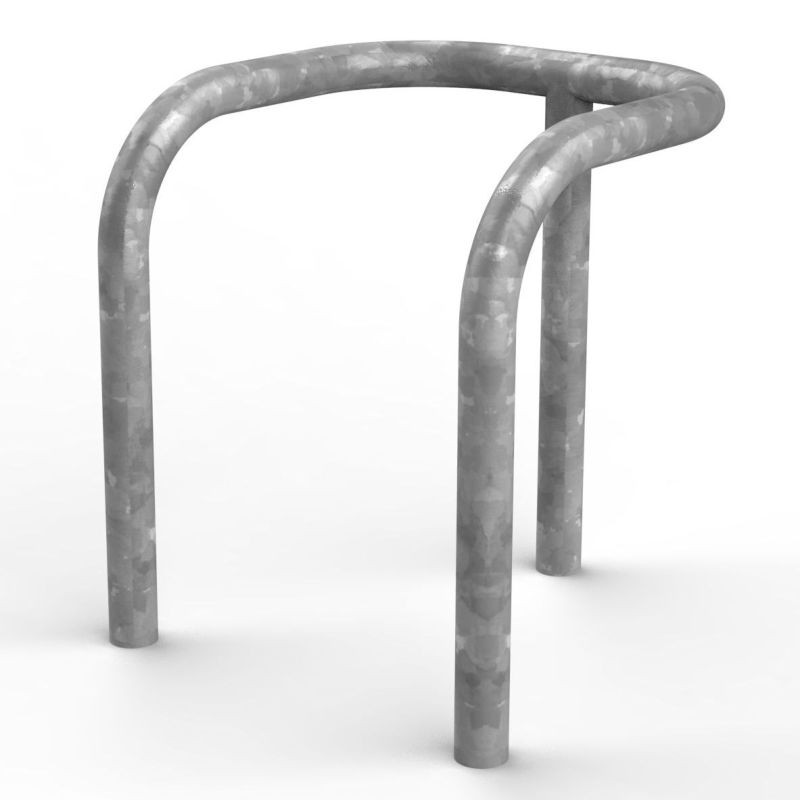 Etrier 3 pieds de protection candélabre Galva