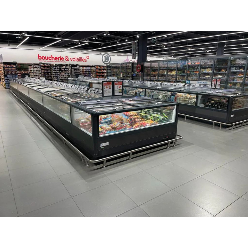 Bumper de protection pour rayonnage de magasin