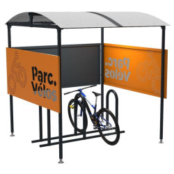 Abri ajouré Parkéo pour stationnement vélo