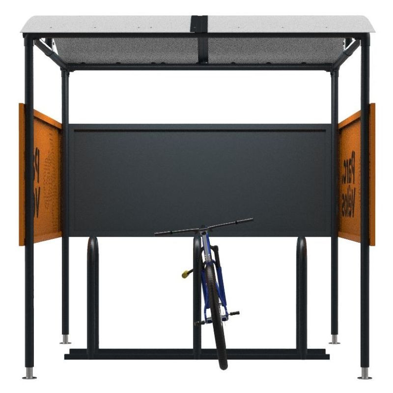 Abri ajouré Parkéo pour stationnement vélo