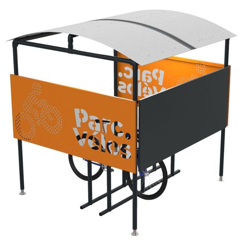 Abri ajouré Parkéo pour stationnement vélo