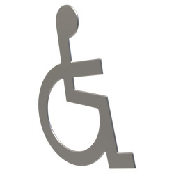 Plaque en inox de stationnement