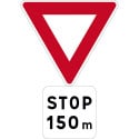Panneau stop - signal avancé - AB5