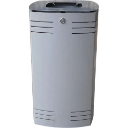 Corbeille de ville en acier renforcé AMG 60 litres