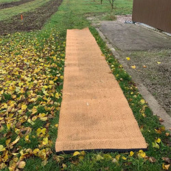 Tapis en fibre de coco pour accès PMR sur sable