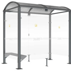 Banquette / tablette pour abris fumeurs